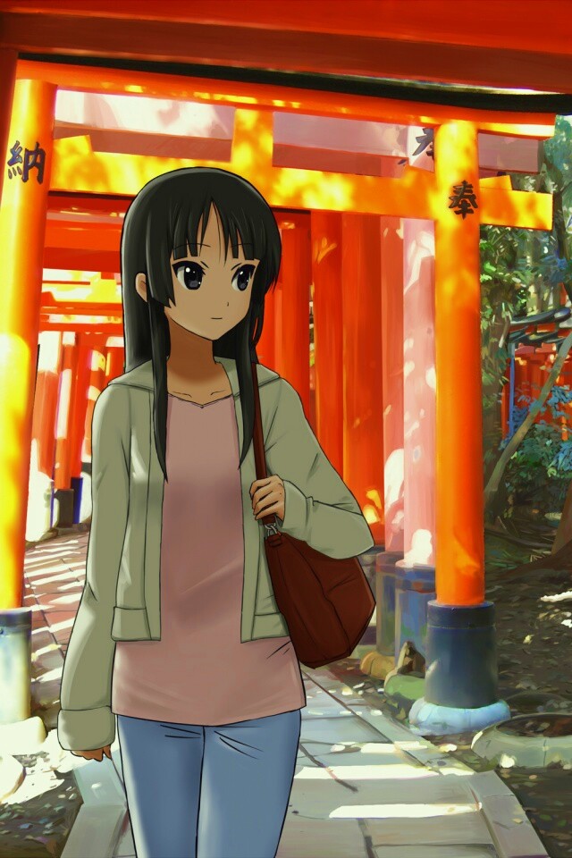 Акияма Мио обои