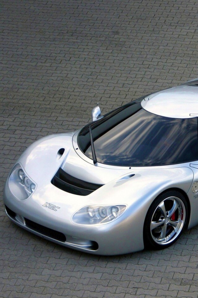 Красивый серебристый спорткар обои