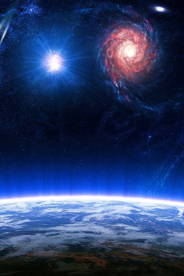 Бесконечный черный космос обои