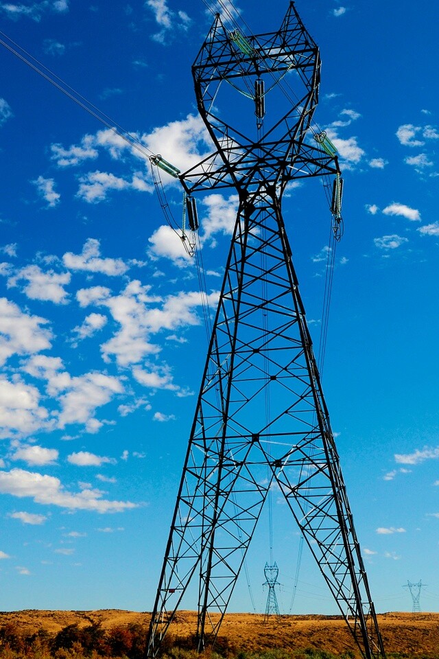 Линии электро передач обои