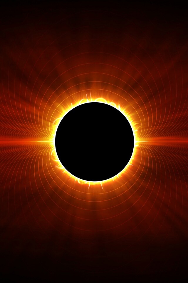 Солнецное затмение обои