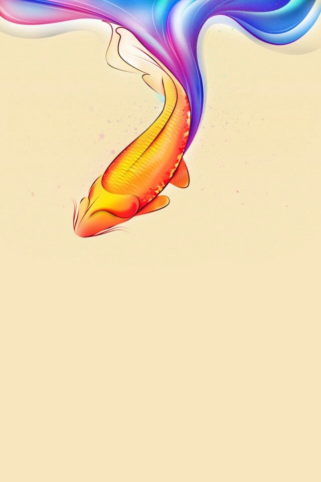 Золоая рыбка  обои