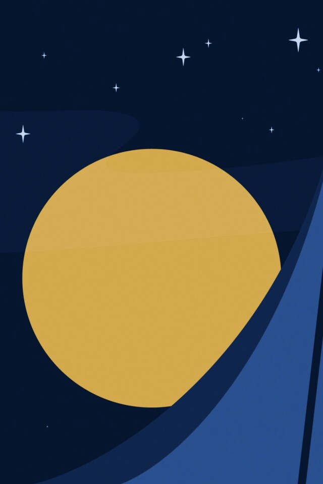 Полная луна обои