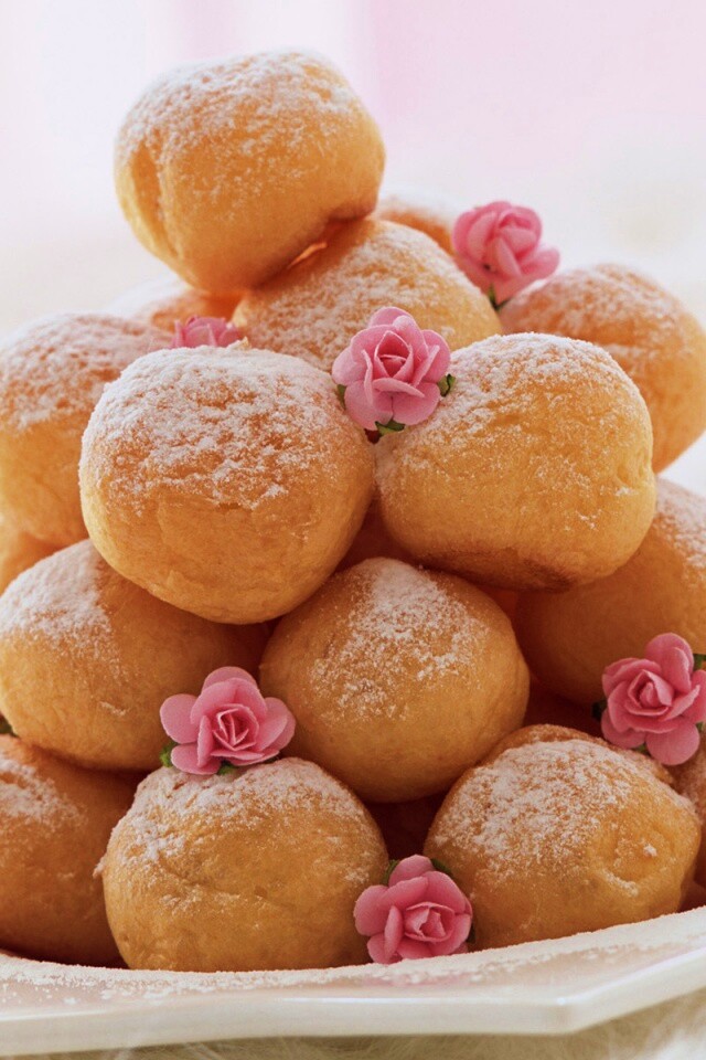 Круглые пироженки обои