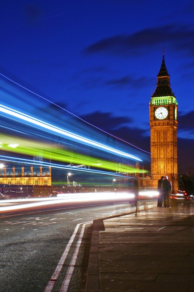 Лондон в движении обои