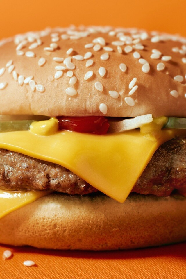 Сочный чизбургер обои