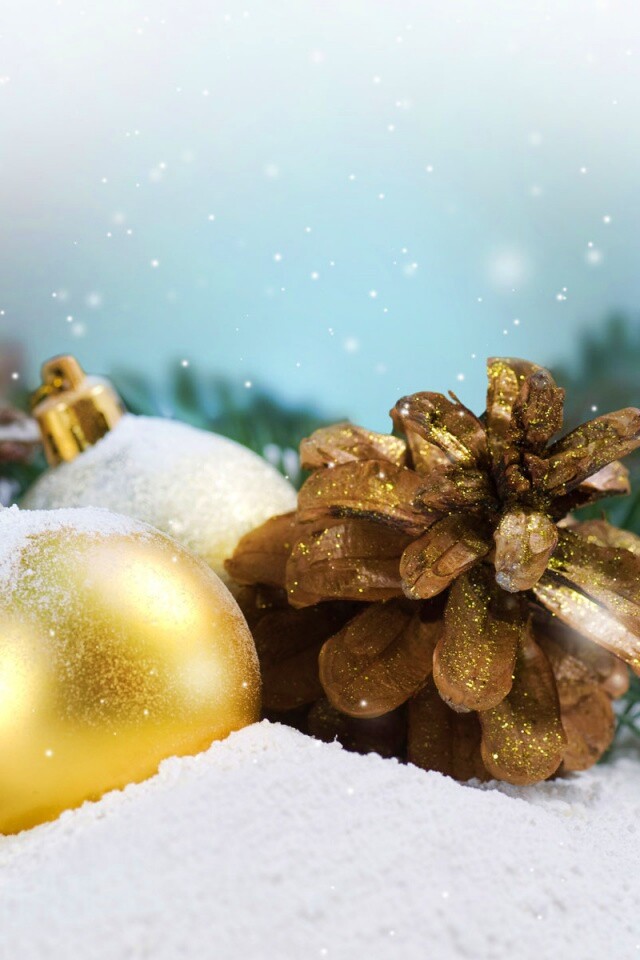 Новогодний натюрморт обои