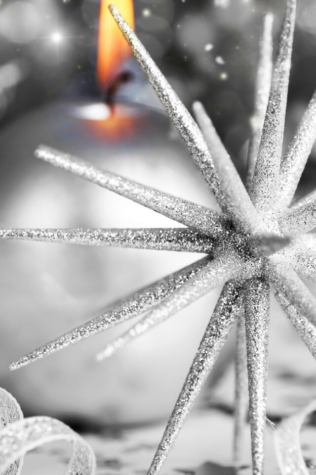 Новогодние игрушки и украшения обои