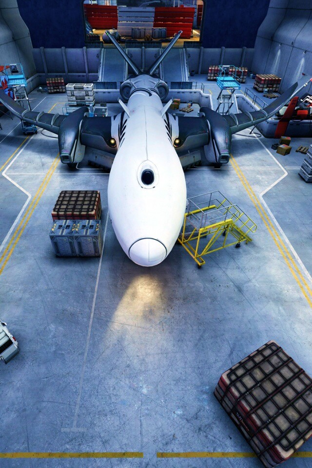 Ангар из игры Brink обои