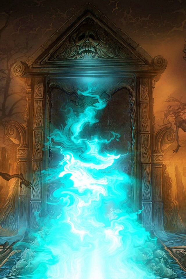 Демонические врата обои