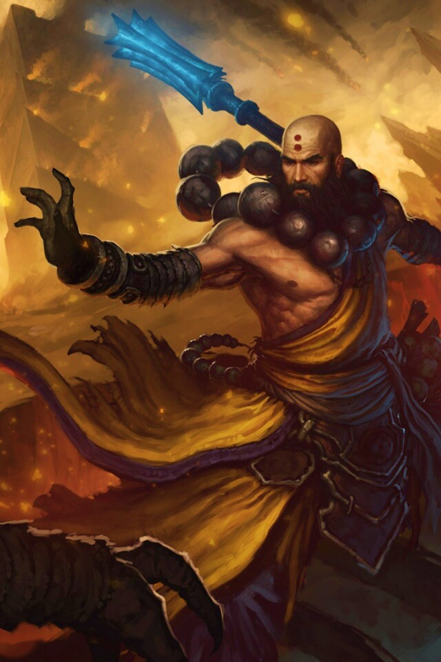 Монах из Diablo 3 обои