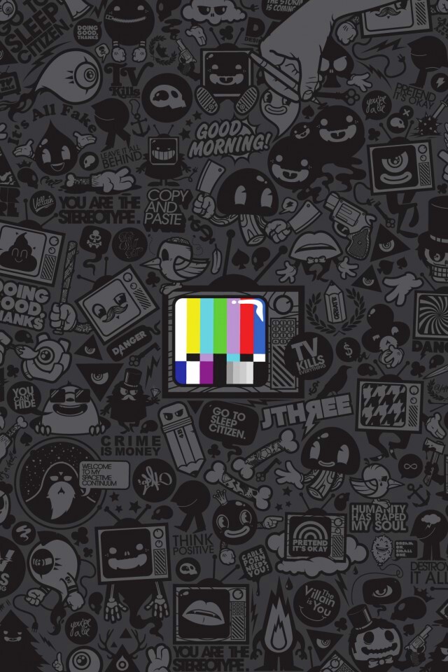 Телевидение убивает всё! обои