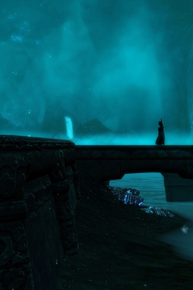 Светящийся путь обои