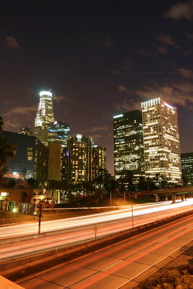 Ночной город обои