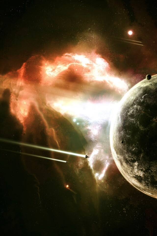 Живописный космос обои