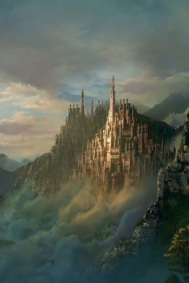 Сказочный город обои