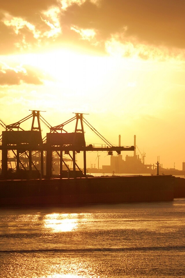 Грузовой порт обои