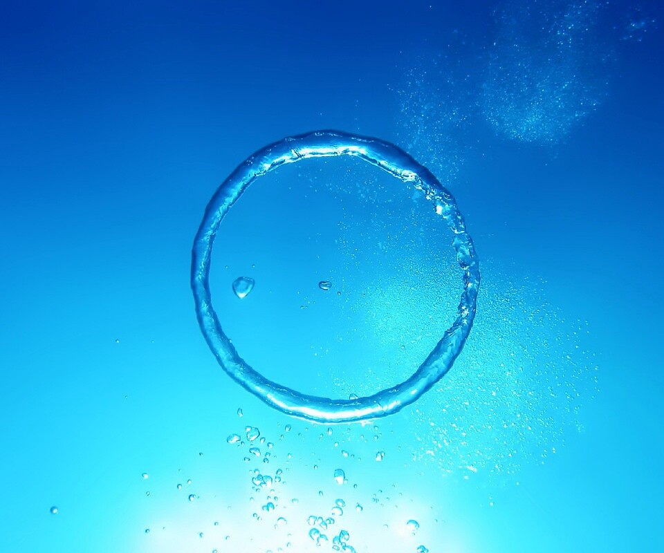 Кольцо из воды обои