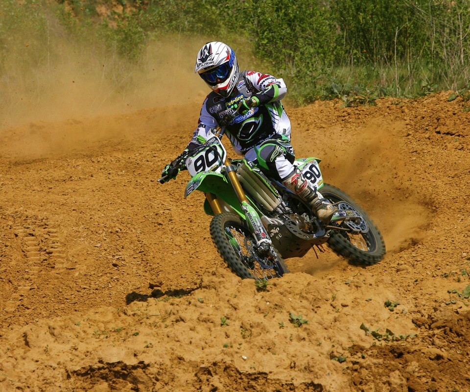 На мототреке обои