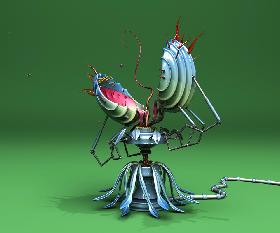 Механическая венерина мухоловка обои