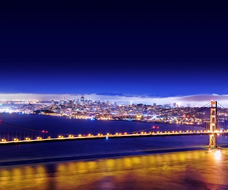 Ночной Нью-Йорк обои