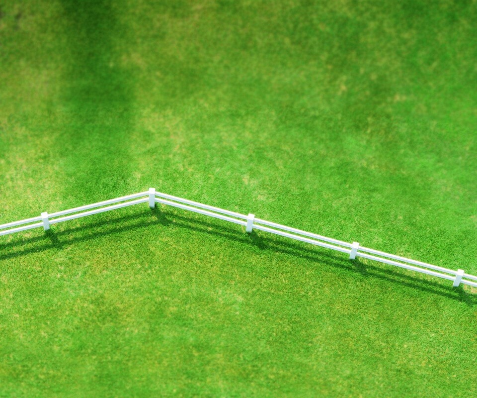 Белый заборчик обои