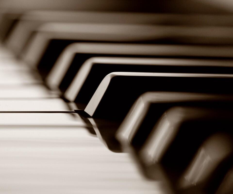 Клавиши  рояля обои