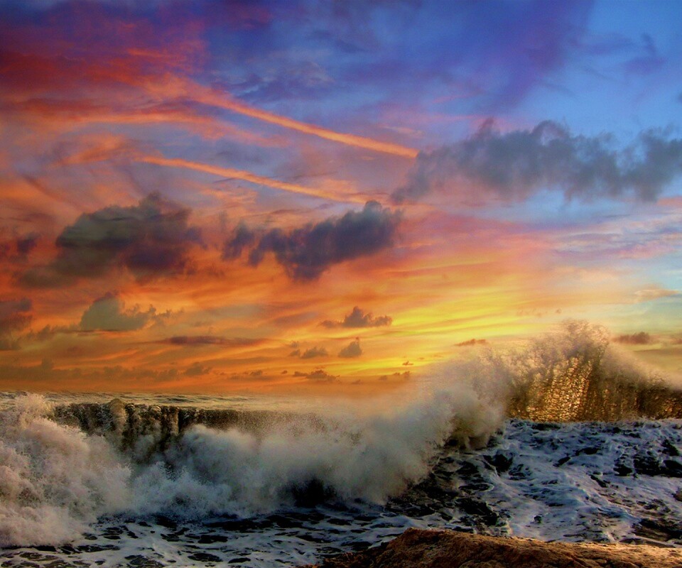 Бушующее море обои