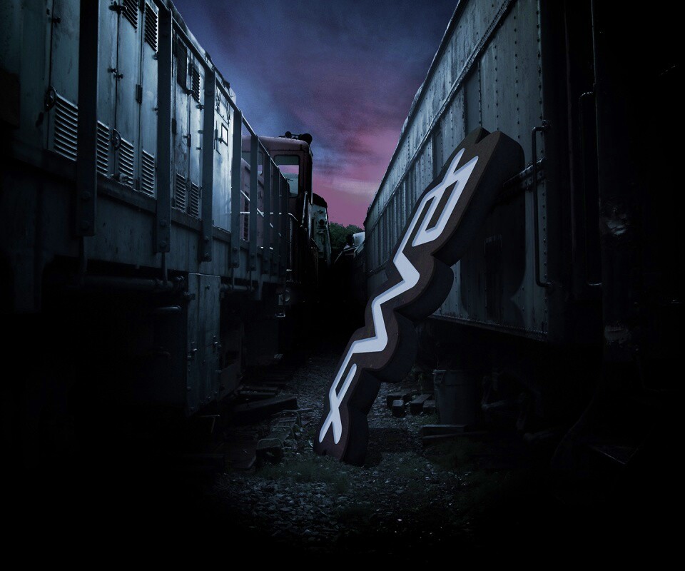 Упавшая вывеска обои