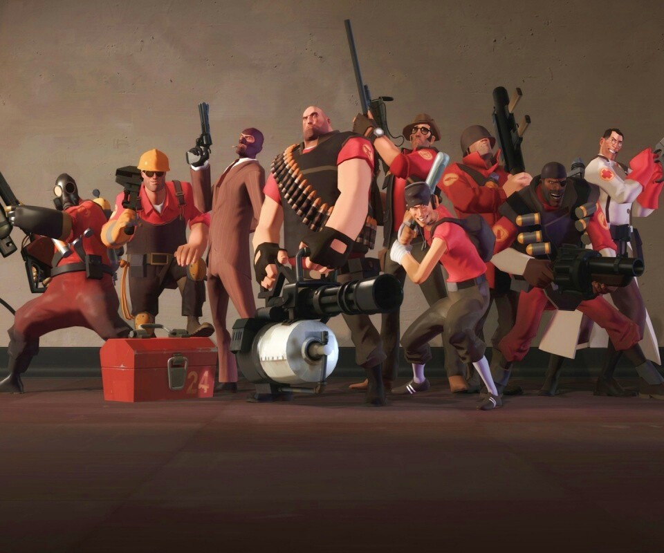 Герои игры Team Fortress 2 обои