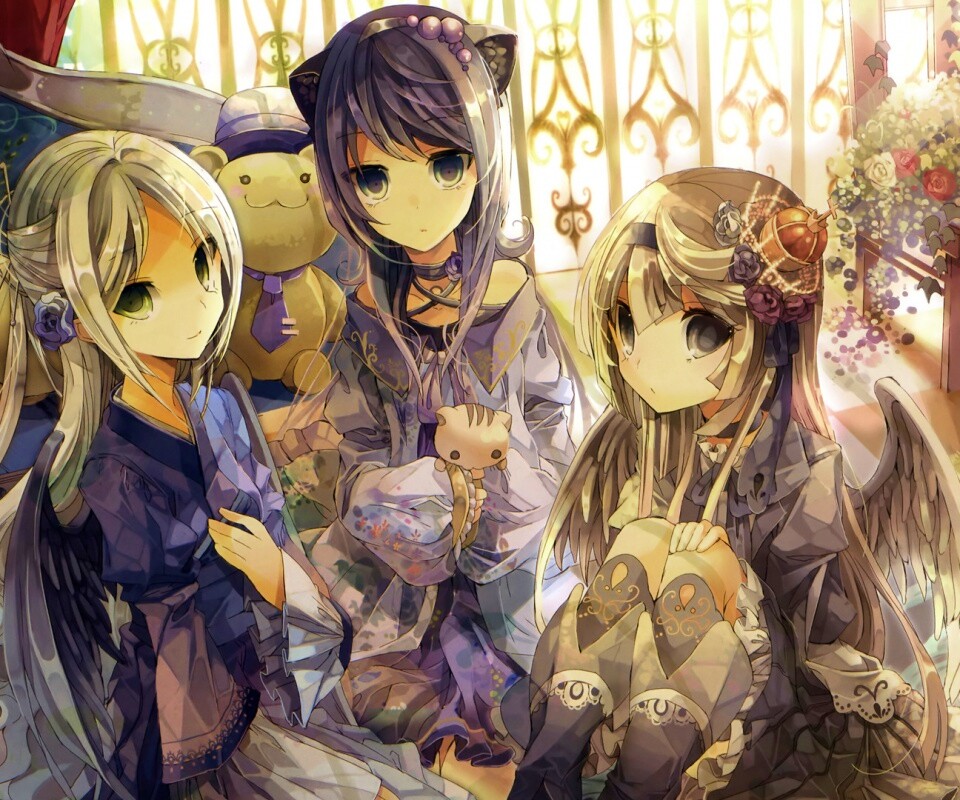 Три лоли обои