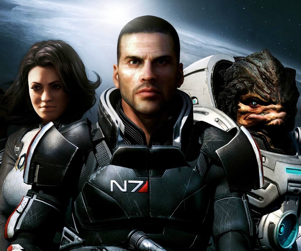Mass Effect N7 обои