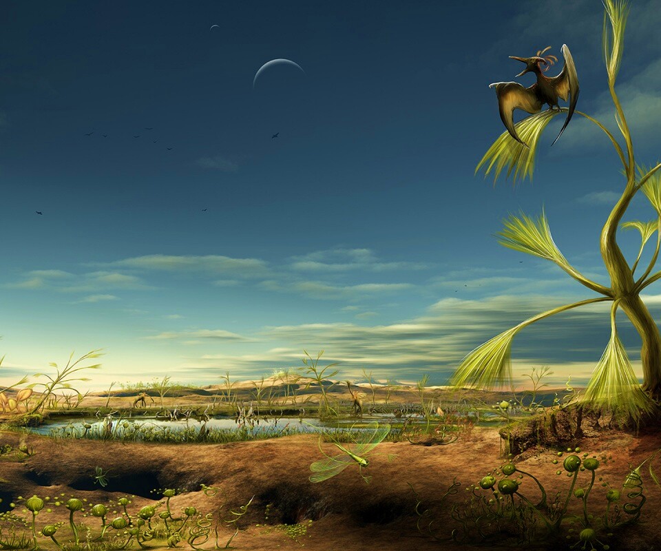 Флора и фауна другой планеты обои