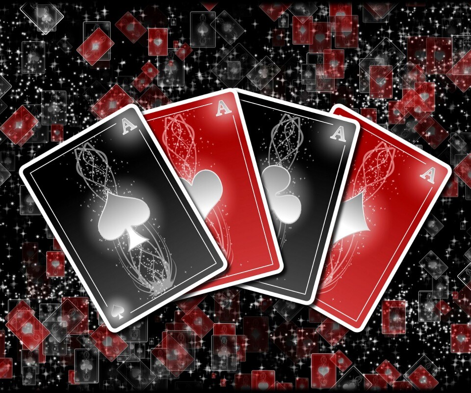 Каре из тузов обои