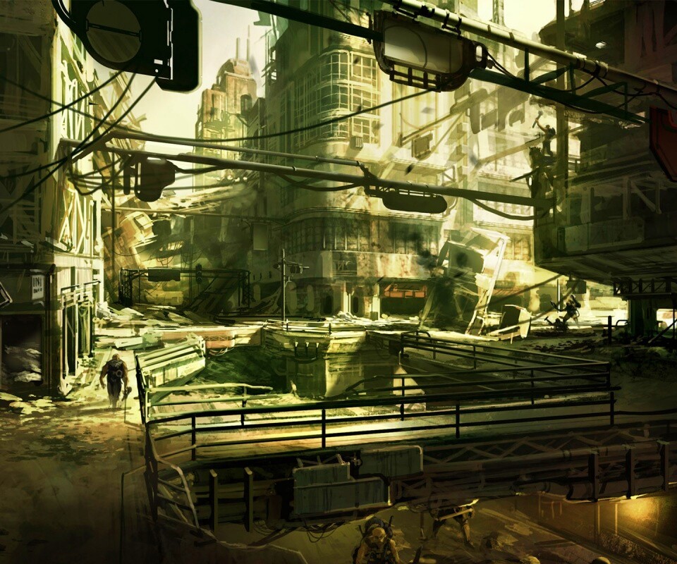 Локация из Fallout 3 обои