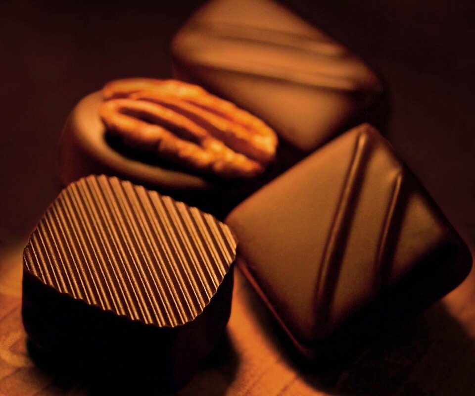 Шоколадные конфеты обои