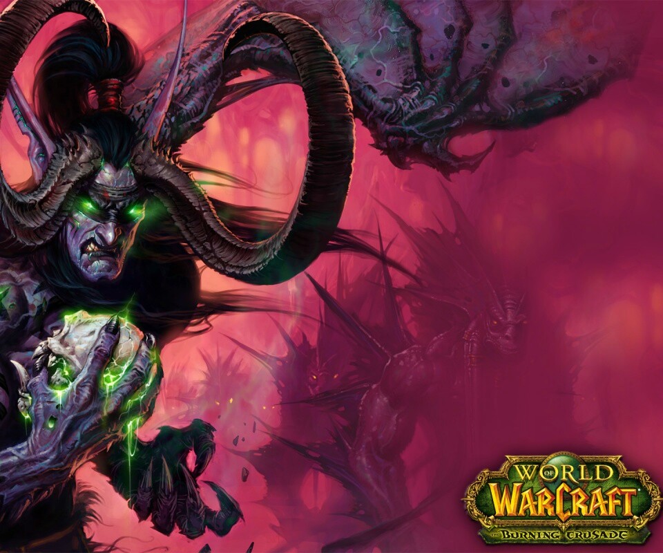 Иллидан из WoW BC обои