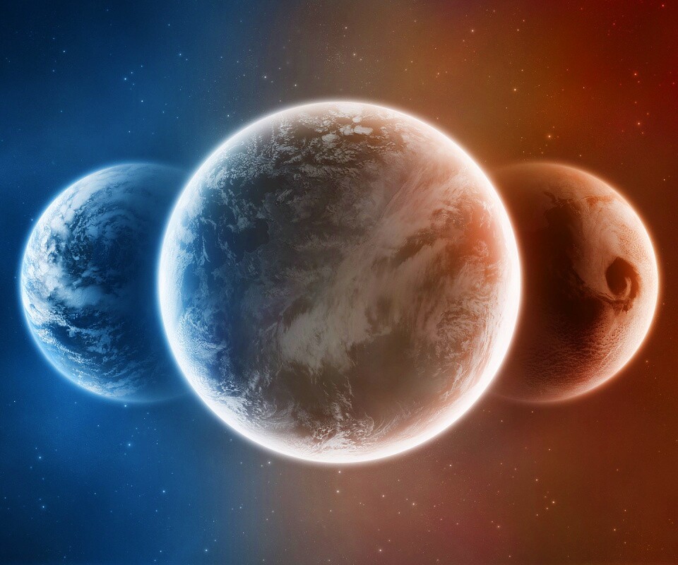 Три планеты обои