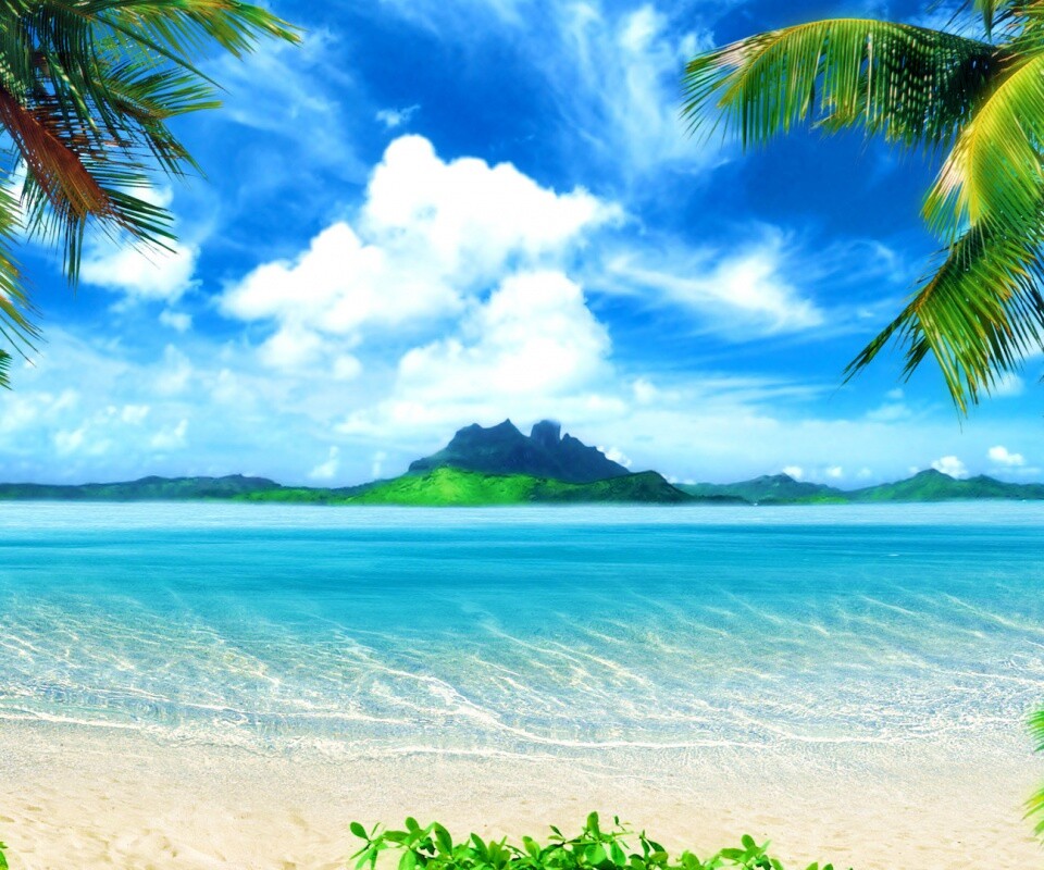 Тропический рай обои