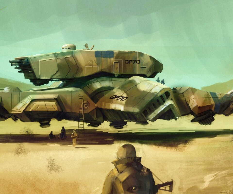 Летающий танк обои