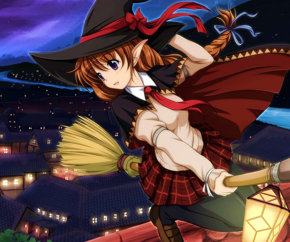 Эльфийская ведьмочка обои