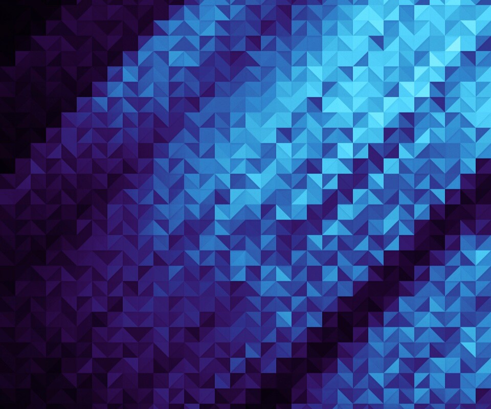 Синий квадратный узор обои