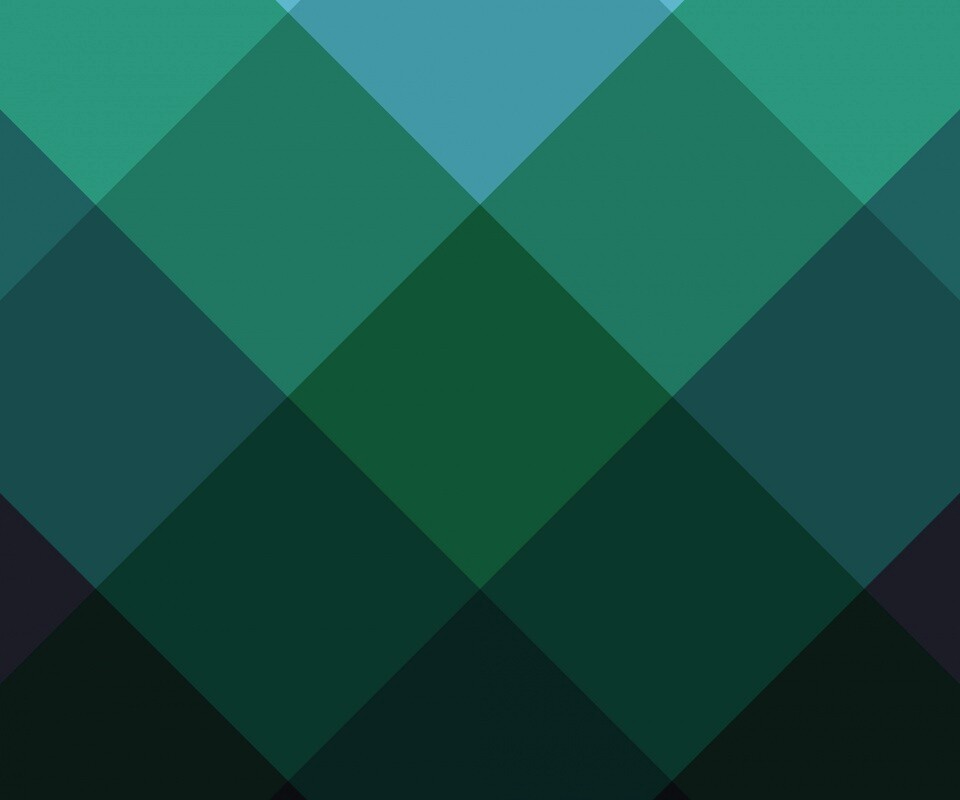 Зелёные ромбы обои