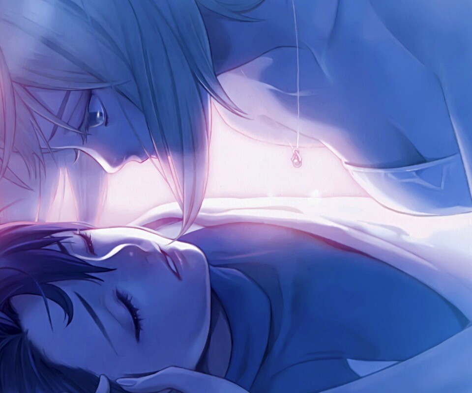 За секунду до поцелуя обои