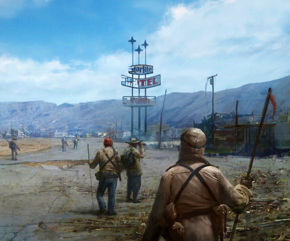 Постапокалиптический вид обои