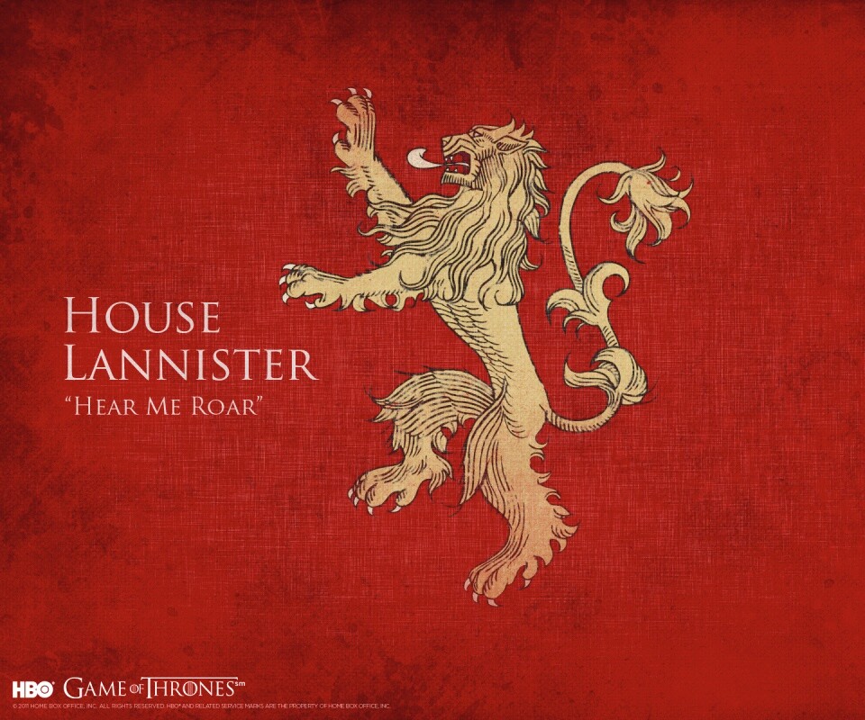 Герб дома Ланнистеров обои