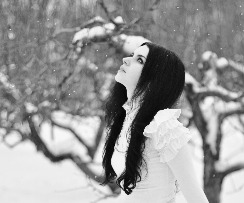 Белоснежная леди обои