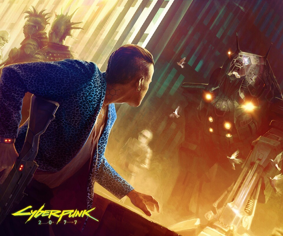 Арт из Киберпанк 2077 обои