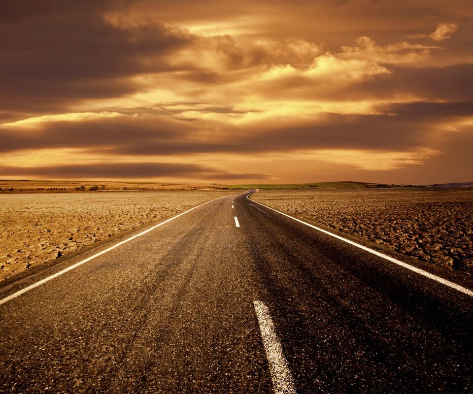 Дорого к горизонту обои