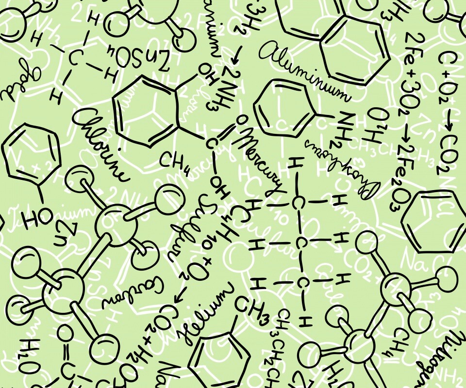 Химические формулы обои
